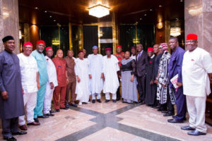 Buhari with South East leaders