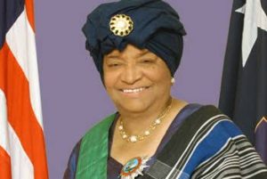 Liberian President, Ellen Johnson Sirleaf